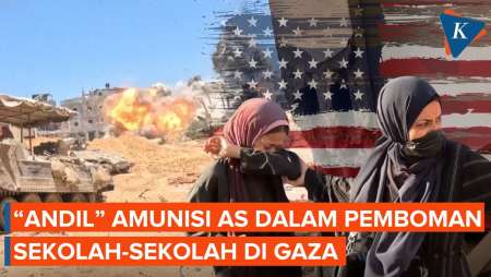 Israel Disebut Gunakan Amunisi AS untuk Bom Sekolah di Gaza