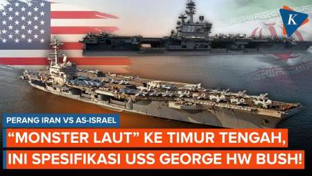 Spesifikasi USS George HW Bush, Kapal Induk Ketiga AS Yang Dikirim Untuk Siaga Perang Iran