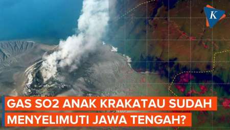 Gas SO2 Gunung Anak Krakatau Disebut Masuk Jateng, Ini Kata BMKG Dan Badan Geologi