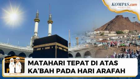 Matahari Di Atas Ka'bah Di Hari Arafah 2026, Fenomena Langka 33 Tahunan