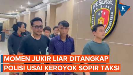 Momen 3 Jukir Liar Ditangkap Usai Keroyok Sopir Taksi di Blok M