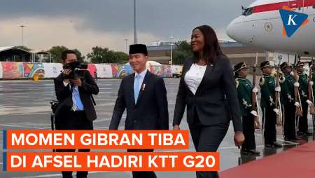 Gibran Disambut Tarian Pantsula Saat Tiba Di Afrika Selatan Untuk Hadiri KTT G20