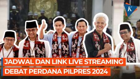 Jadwal dan Link Live Streaming Debat Perdana Pilpres 2024