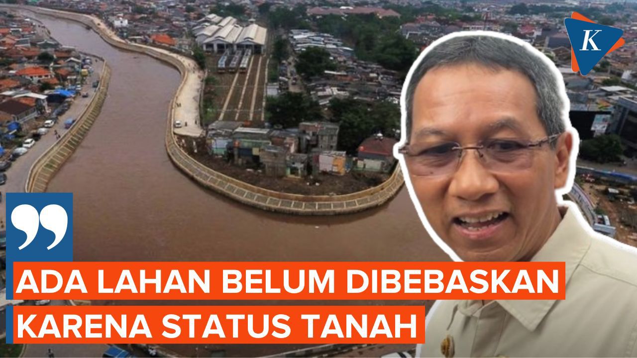 Pj Gubernur DKI Heru Budi Ungkap Kendala Normalisasi Sungai Ciliwung