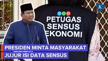 Prabowo: Saya Minta Saudara Isi Sensus Sejujur-jujurnya