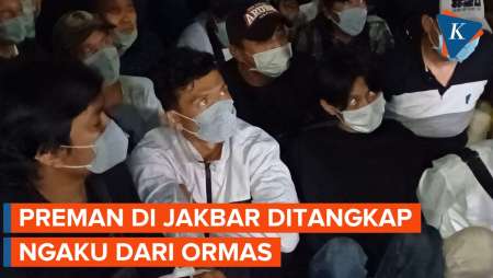 Preman di Jakbar Mengaku dari GRIB hingga FBR Saat Ditangkap Polisi