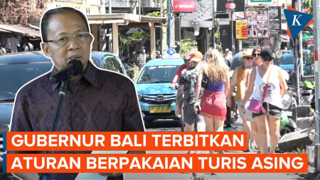 Ikuti Arahan Megawati, Koster Terbitkan SE Turis Wajib Berpakaian Sopan di Bali