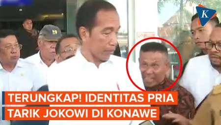 Pria yang Tarik Jokowi di Konawe Ternyata PNS yang Terlibat Dugaan Ijazah Palsu