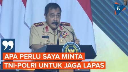 Menteri Agus Peringatkan Pegawai! Libatkan TNI-Polri Buat Jaga Lapas