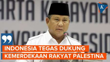 Prabowo Tegaskan Indonesia Dukung Kemerdekaan Palestina