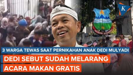 Respons Dedi Mulyadi soal Acara Makan Gratis Pernikahan Anaknya Tewaskan 3 Warga