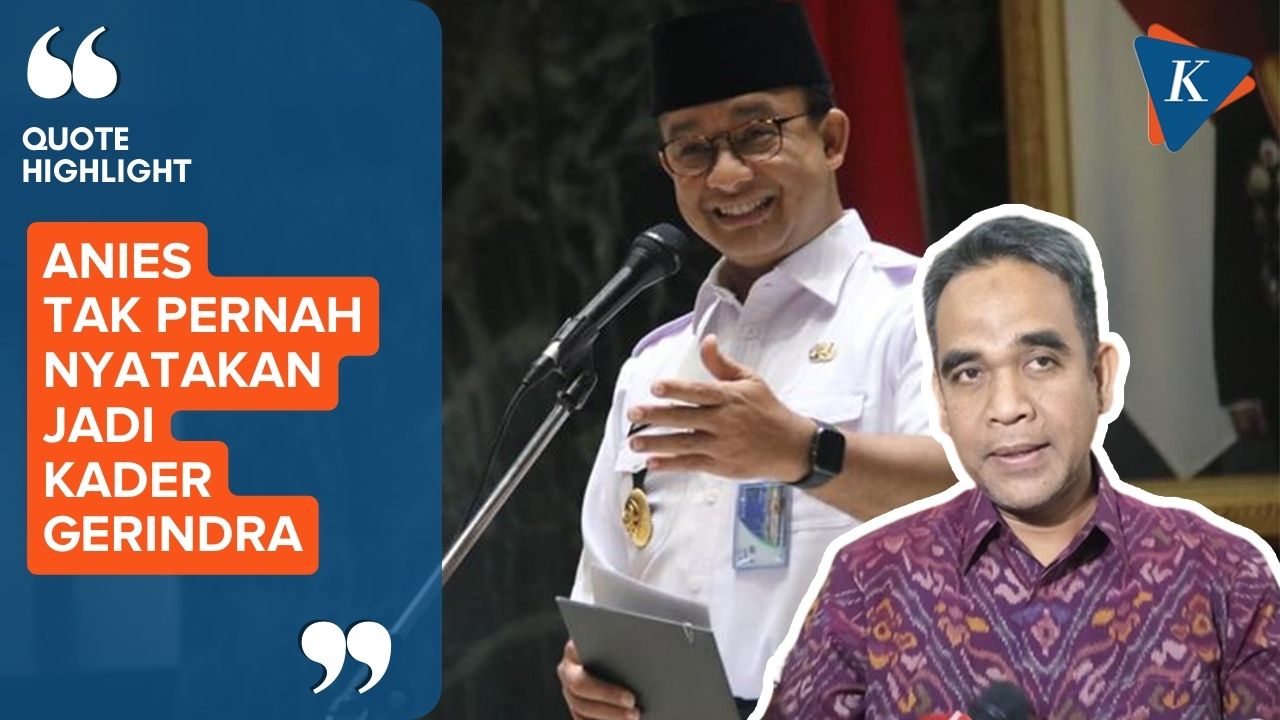 Gerindra Legawa bila Anies Berpaling ke Parpol Lain pada Pilpres 2024