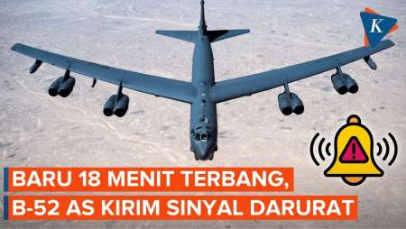 Bomber B-52 AS Kirim Sinyal Darurat Meski Baru Terbang 18 Menit, Ada Apa?