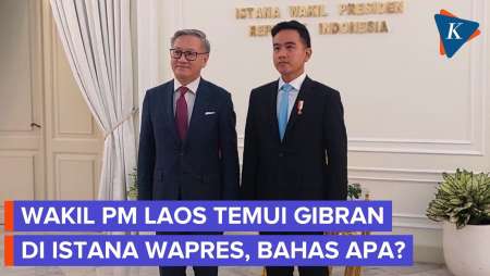 Gibran Terima Kunjungan Wakil PM Laos di Istana Wapres, Bahas Kerja Sama Ini