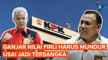 Ganjar Nilai Firli Harus Mundur karena Jadi Tersangka