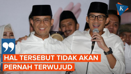 Tak Sepemikiran dengan Koalisi Perubahan, Sandiaga Gamang Dipasangkan dengan Anies