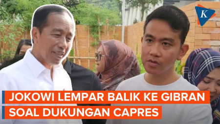 Ekspresi Jokowi Saat Ditanya Siapa Capres Jagoannya