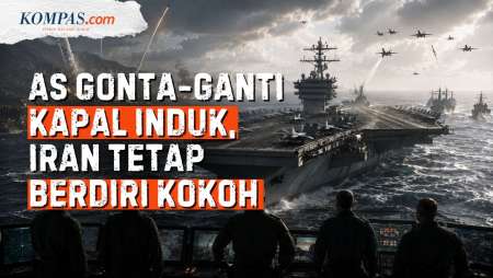 Mengapa AS Gonta-ganti Kapal Induk Tetap Gagal Taklukkan Iran?