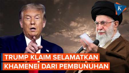 Tahu Tempat Persembunyian, Trump Klaim Selamatkan Khamenei dari Pembunuhan