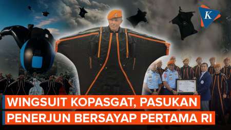 Menembus Langit Tanpa Suara: Mengenal Regu Wingsuit Elite Kopasgat TNI AU