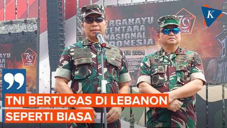 TNI Pastikan Anggota di Lebanon Aman, Evakuasi Tunggu Izin Kemlu