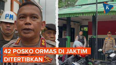 Polisi Tertibkan 42 Posko Ormas di Jaktim, 70 Persen Sudah Dibongkar