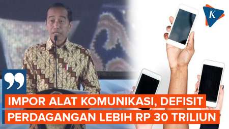 Jokowi Sebut Alat Komunikasi Indonesia Didominasi Impor 