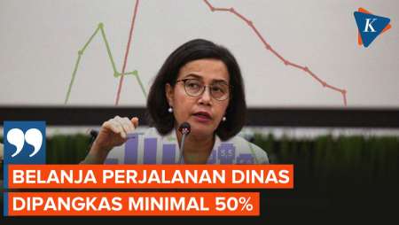 Sri Mulyani Perintahkan Anggaran Perjalanan Dinas Dipangkas Minimal 50 Persen