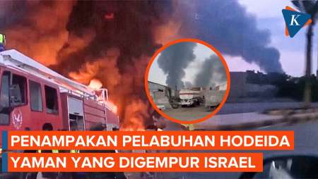 Penampakan Pelabuhan Yaman Usai Digempur Jet-jet Tempur Israel