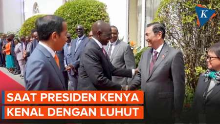 Jokowi Kenalkan Luhut dan Menteri Lainnya, Presiden Kenya: I Know Him