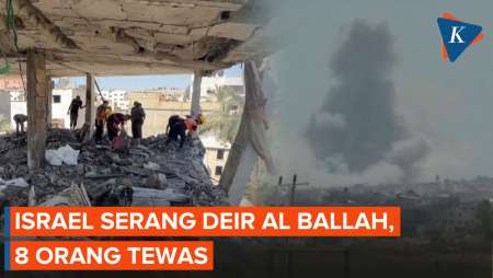 Israel Serang Deir Al Ballah di Gaza Tengah, Tewaskan 8 Orang