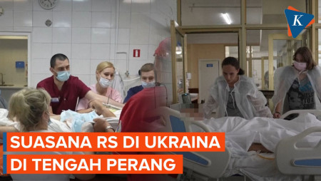Begini Suasana Penanganan di Rumah Sakit Ukraina Usai Rusia Kirim Serangan Balik