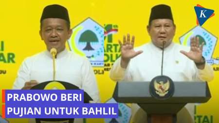 Prabowo: Bahlil Orangnya Sangat Cerdas, Saya Akui
