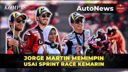 Klasemen Pebalap Usai Sprint Race MotoGP Indonesia, Martin Memimpin