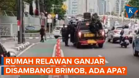 Rumah Relawan Ganjar Didatangi Brimob, Mahfud MD Santai