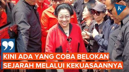 Megawati: Ada Pihak yang Coba Membelokkan Sejarah dengan Kekuasaan