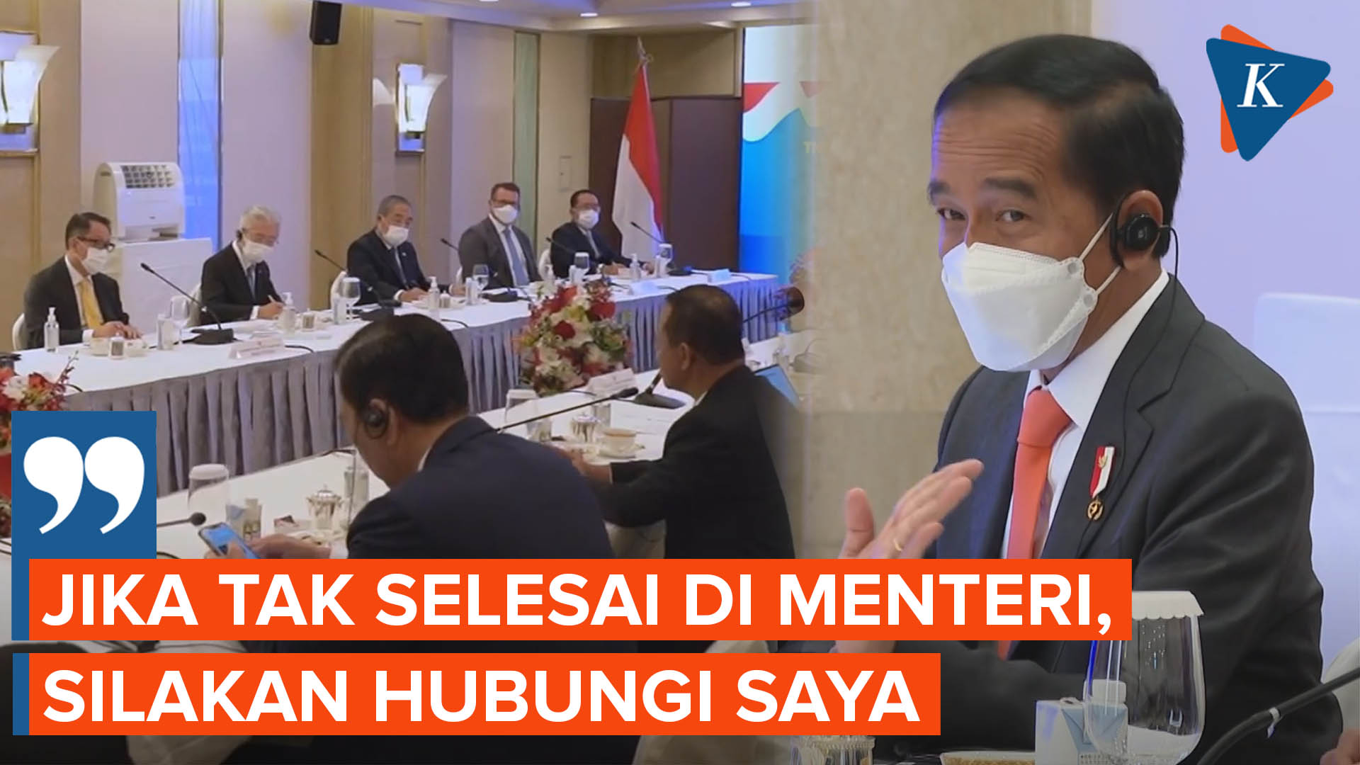 Jokowi Minta CEO Jepang Hubungi Dirinya Jika Masalah Investasi Tak Selesai di Tingkat Menteri