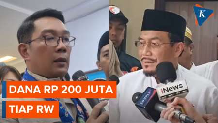 RK-Suswono Akan Berikan Rp 200 Juta Per RW, untuk Apa?