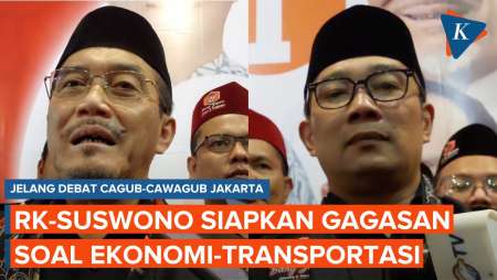 Debat Kedua Pilkada Jakarta, Ridwan Kamil-Suswono Siapkan Materi Ekonomi dan Transportasi