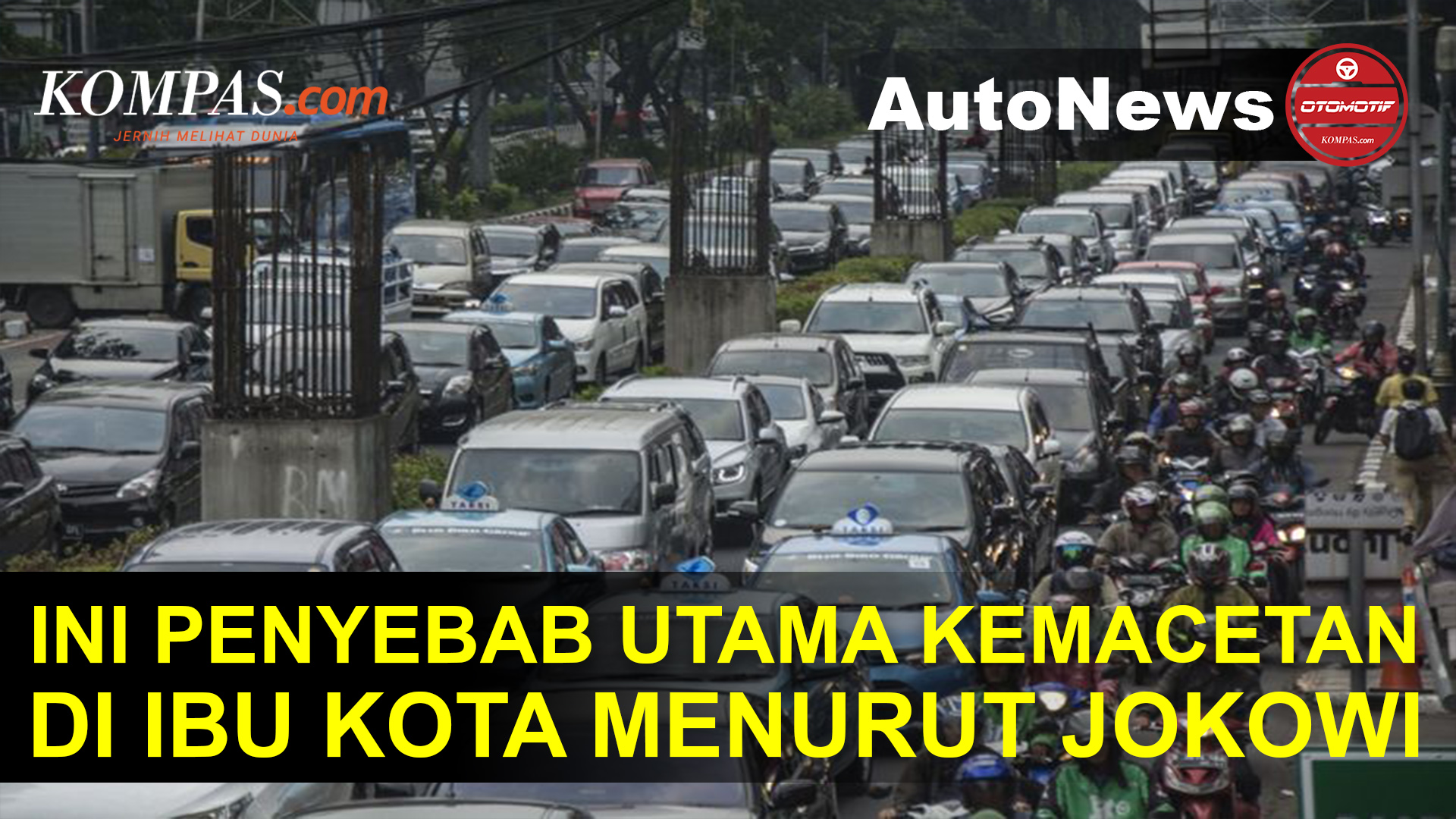 Jokowi Ungkap Penyebab Utama Kemacetan di Ibu Kota