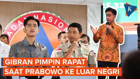 Momen Gibran Pimpin Sejumlah Rapat Saat Prabowo Bertugas ke Luar Negeri