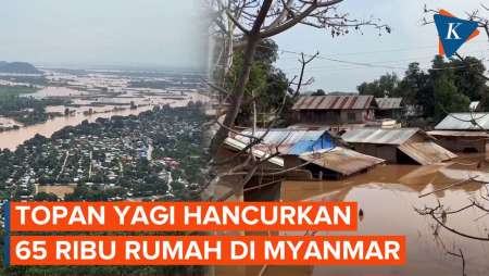 Dahsyatnya Topan Yagi di Myanmar, Tewaskan 163 Warga