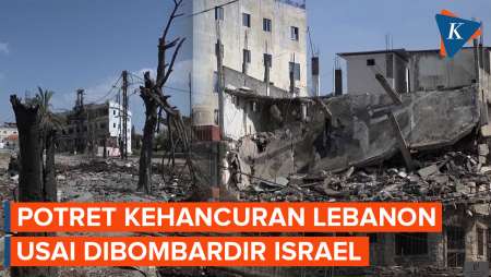 Potret Kehancuran di Lebanon Selatan Setelah Dibombardir Israel