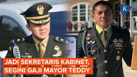 Segini Gaji Mayor Teddy Usai Dilantik Prabowo Jadi Sekretaris Kabinet