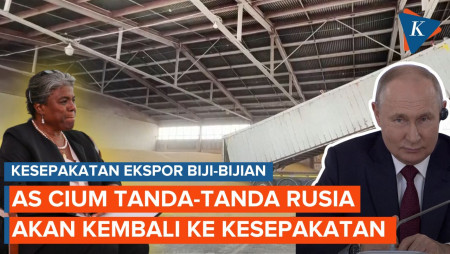 AS Terima Laporan Rusia Siap Kembali ke Kesepakatan Ekspor Biji-Bijian