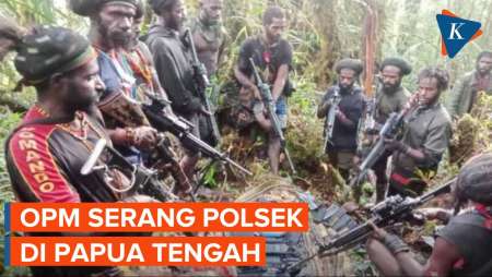 OPM Serang Polsek di Papua Tengah, 1 Warga Sipil Tewas
