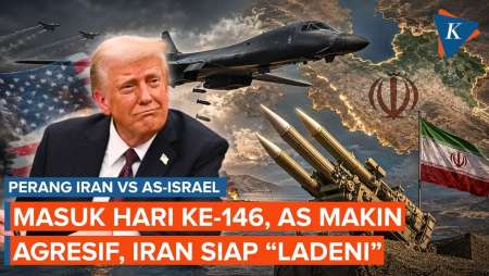 Hari Ke-146 Perang: AS Kerahkan Bomber B-1, Iran Peringatkan Strategi Baru