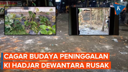 Imbas Kericuhan di Jalan Tamansiswa Yogyakarta, Pintu Museum Tamansiswa Rusak