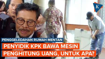 Penyidik KPK Bawa Mesin Penghitung Uang Saat Geledah Rumah Mentan Syahrul Yasin Limpo