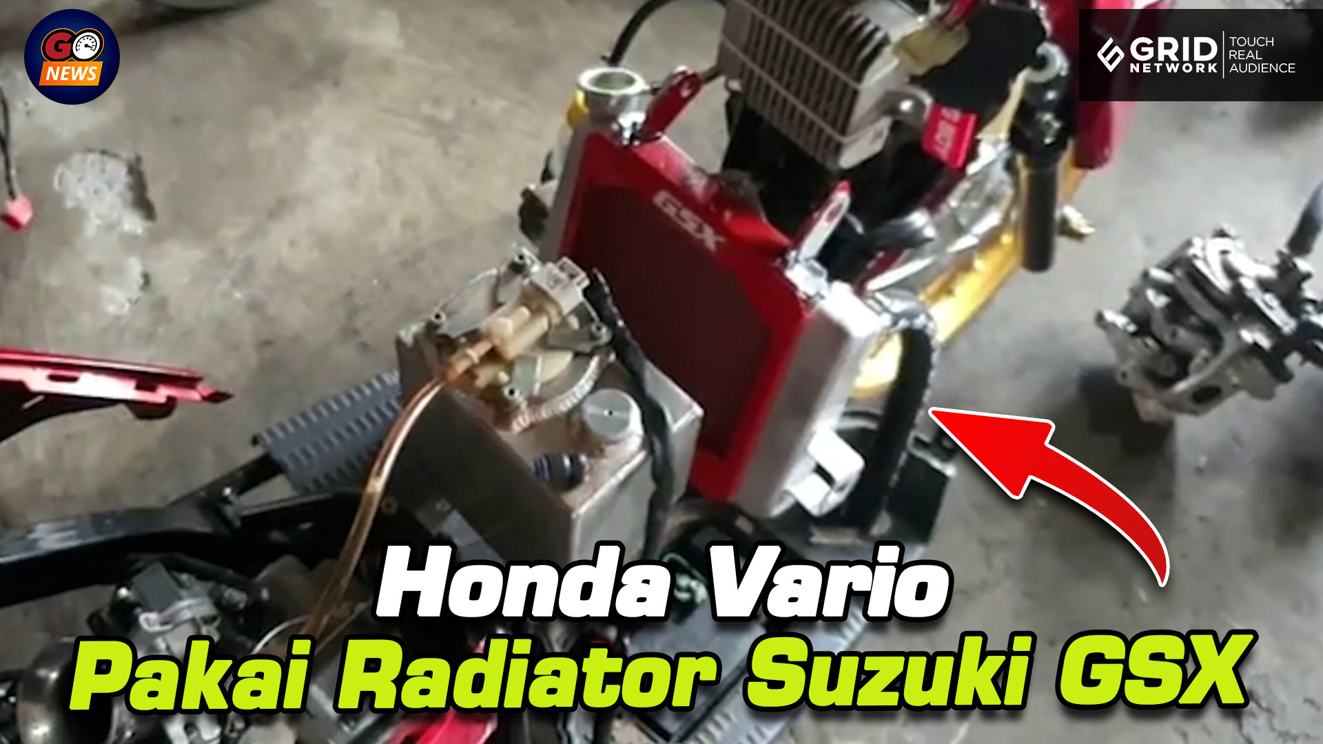 Honda Vario Pakai Radiator Suzuki GSX-R 150, Gaya Sekaligus Fungsi | GridOto News